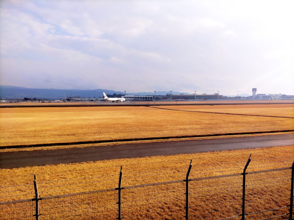 熊本空港滑走路
